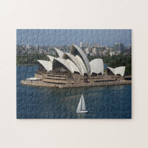 sailing in Sydney jigsaw puzzle