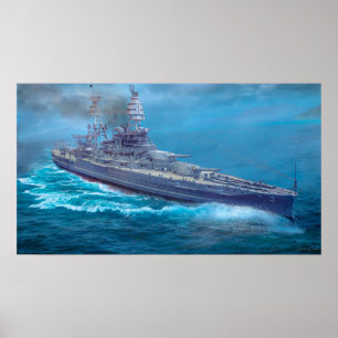 Sailing Into Pearl Harbour Poster