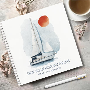 Sailing into the Future Personalized New Ideas Notebook
