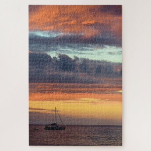 Sailing into the Hawaii Sunset - 20x30 - 1014 pcs. Jigsaw Puzzle