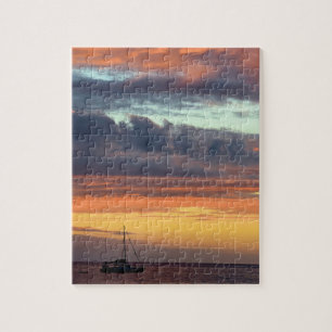 Sailing into the Hawaii Sunset - 8x10 - 110 pcs. Jigsaw Puzzle