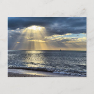 Sailing into the Sunset - Postcard