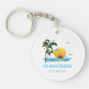 Sailing Islamorada Florida Keys Key Ring