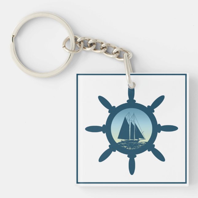 Sailing Key Ring (Front)