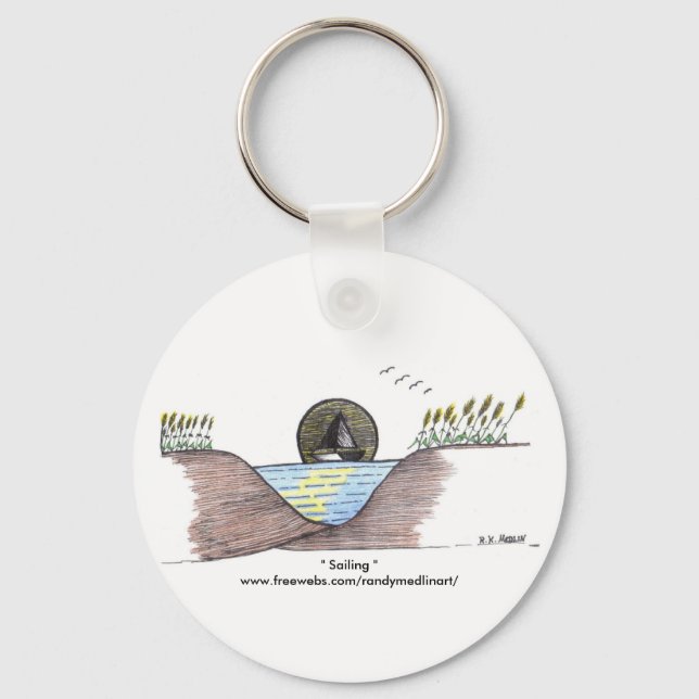 " Sailing " Key Ring (Front)