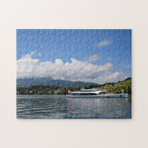 Sailing Lake Lucerne Switzerland - 11x14 - 252 pcs Jigsaw Puzzle