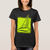 Sailing Logo Symbol Square Sailboat Ship Captain C