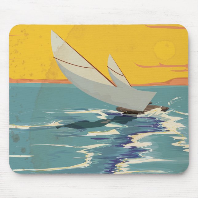 Sailing Mouse Pad (Front)