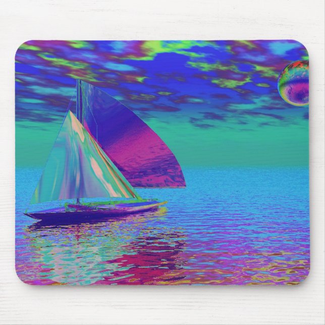 Sailing Mouse Pad (Front)