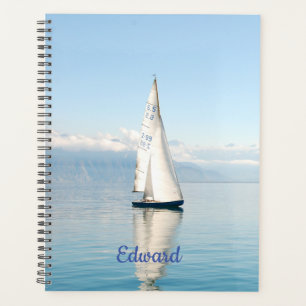 Sailing on a Calm Mirror-like Sea Bay Planner