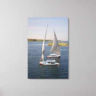 Sailing On The Nile, Egypt Canvas Print