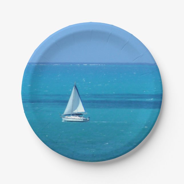 Sailing Paper Plate (Front)