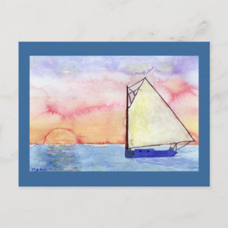 Sailing Postcard