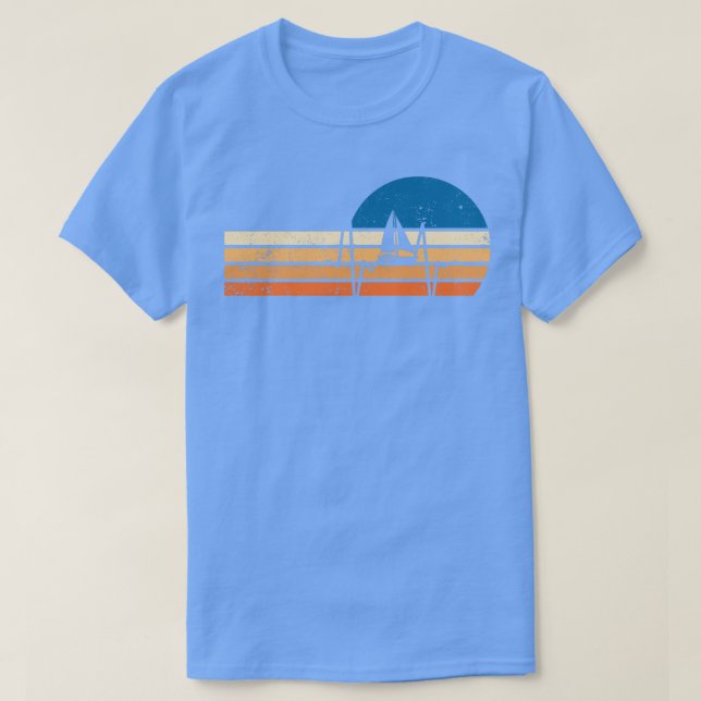 Sailing Retro Vintage T-Shirt (Design Front)