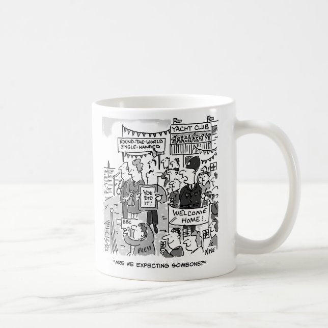 Sailing Round the World - Yachtsman Coffee Mug (Right)
