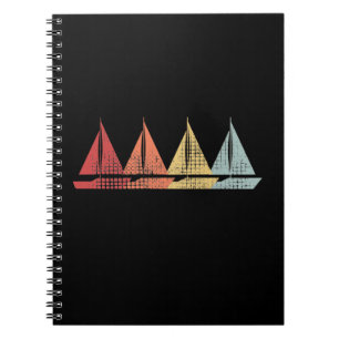 Sailing Sail Boat Retro Notebook