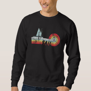 Sailing Sail Sailboat Vintage Retro Sweatshirt