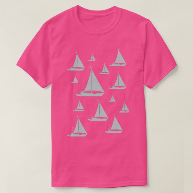 Sailing Sailboat 2 T-Shirt (Design Front)