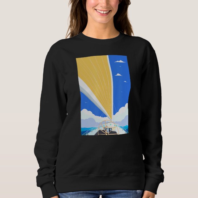 Sailing Sailboat Sweatshirt (Front)