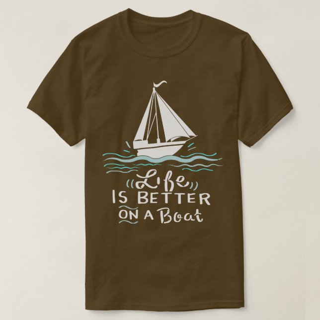 Sailing Sailing Boat Gift T-Shirt (Design Front)