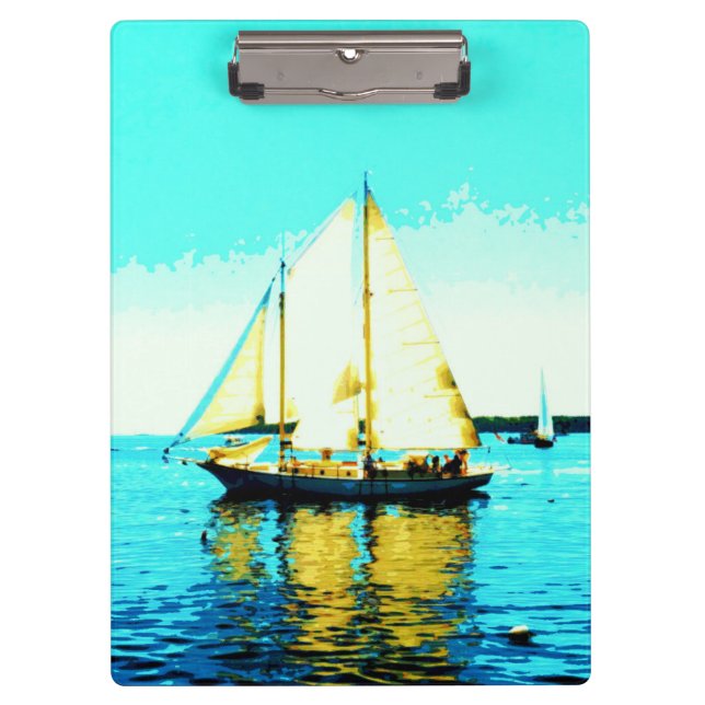 sailing schooner clipboard (Front)