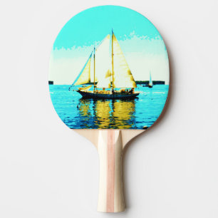 sailing schooner ping pong paddle