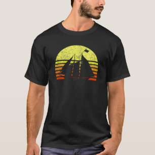 Sailing Schooner Ship Wooden Boat Nautical Maritim T-Shirt