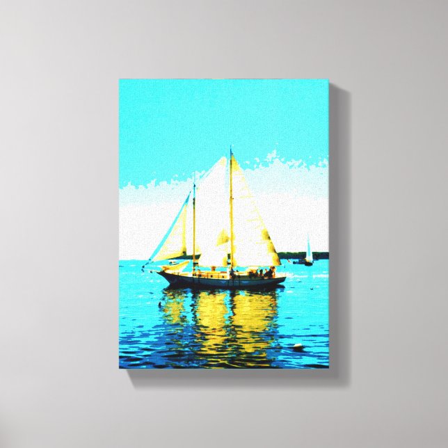 sailing schooner wrapped canvas (Front)