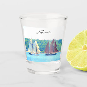 Sailing Schooners Thunder_Cove Shot Glass