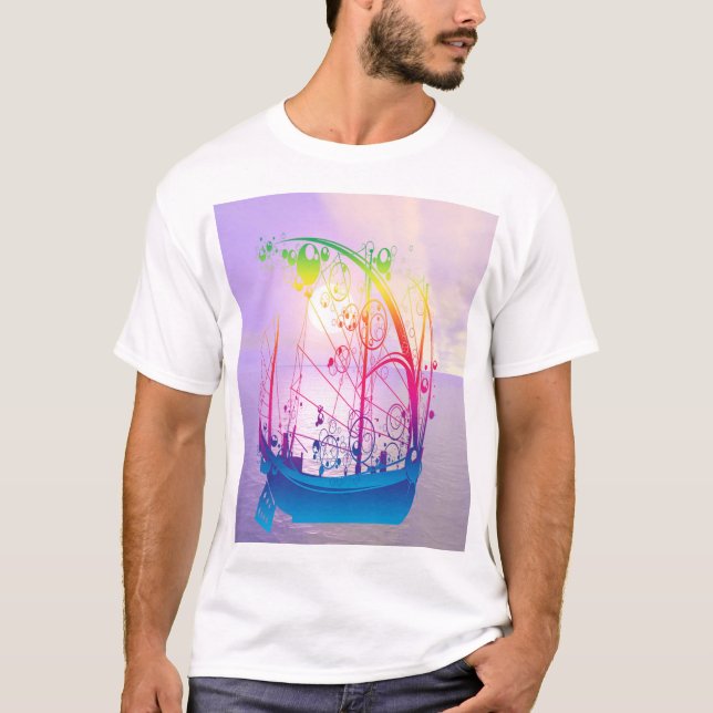 Sailing Ship at Dawn T-Shirt (Front)