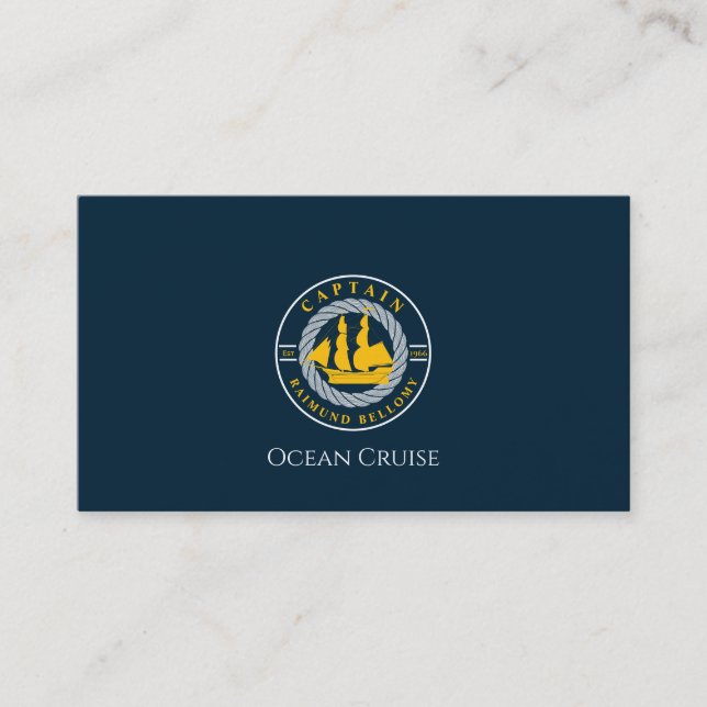 Sailing Ship Business Card (Front)