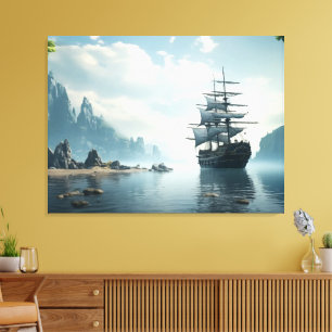 sailing ship canvas print