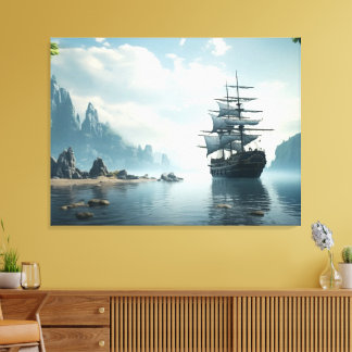 sailing ship canvas print