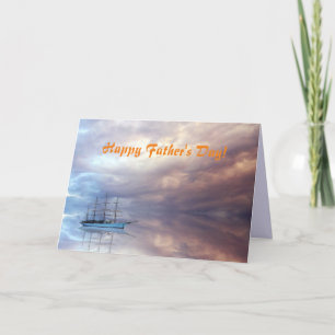 SAILING SHIP FATHER'S DAY CARD