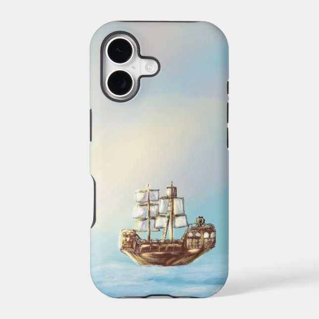Sailing ship iPhone Case -- Multiple Sizes (Back)
