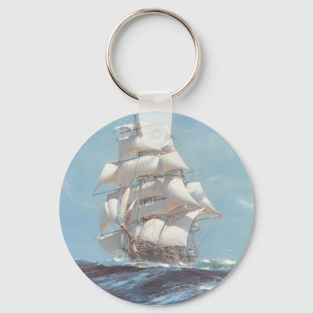 Sailing Ship Key Ring (Front)