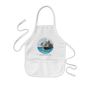Sailing Ship Kids Apron