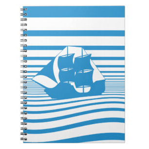 Sailing ship notebook