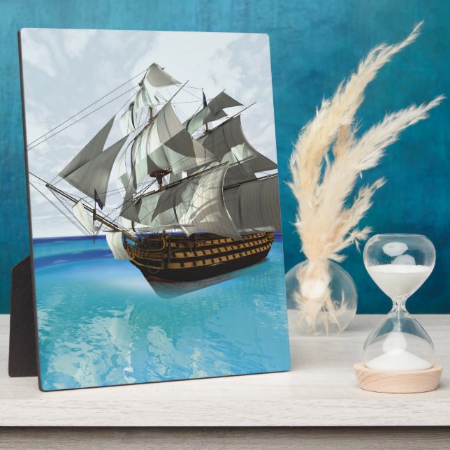 Sailing Ship Plaque (Side)
