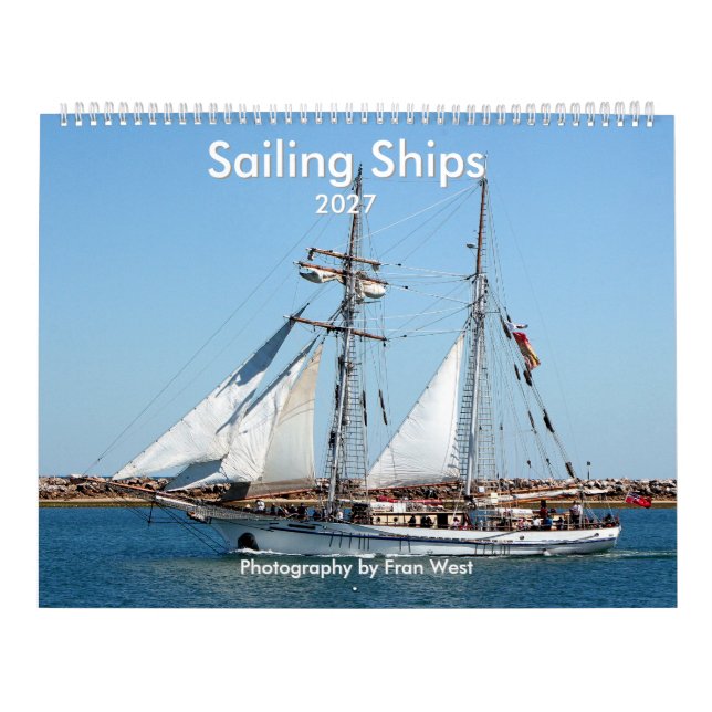 Sailing Ships 2027 calendar (Cover)