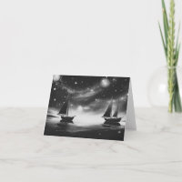 Sailing Ships and Comets B&W