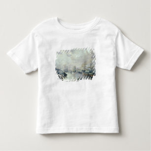 Sailing Ships in the Port of Hamburg, 1889 Toddler T-Shirt