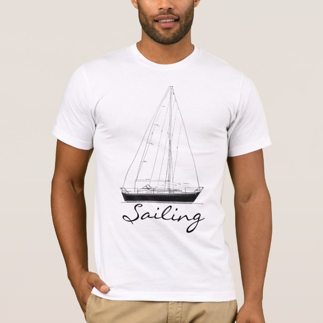 Sailing Shirt with Sail Boat (Front)