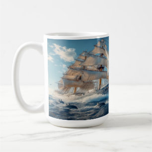 Sailing Sloop John B Tall Ship v4.0 Coffee Mug
