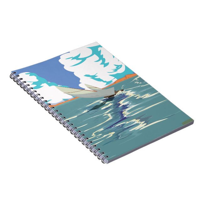 Sailing Spiral Notebook (Right Side)