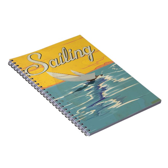 Sailing Spiral Notebook (Right Side)