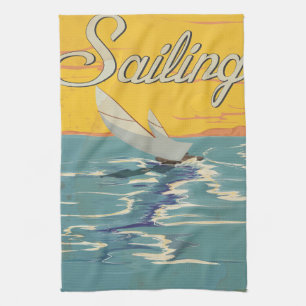 Sailing Tea Towel