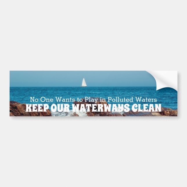 Sailing the Atlantic Bumper Sticker (Front)