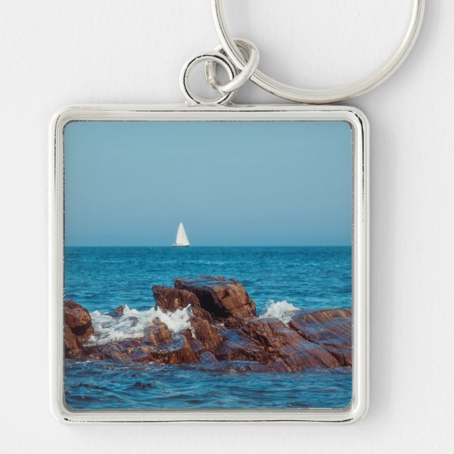 Sailing the Atlantic Key Ring (Front)