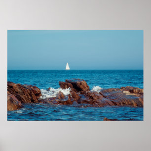 Sailing the Atlantic Poster